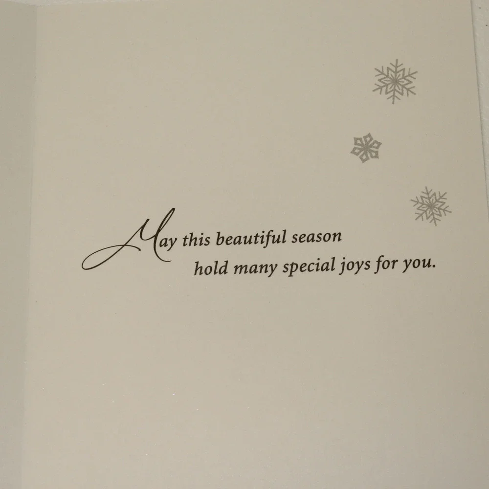 Hallmark Image Arts Christmas Cards Snow Trees Mountain Blue Snowflake Lot of 14